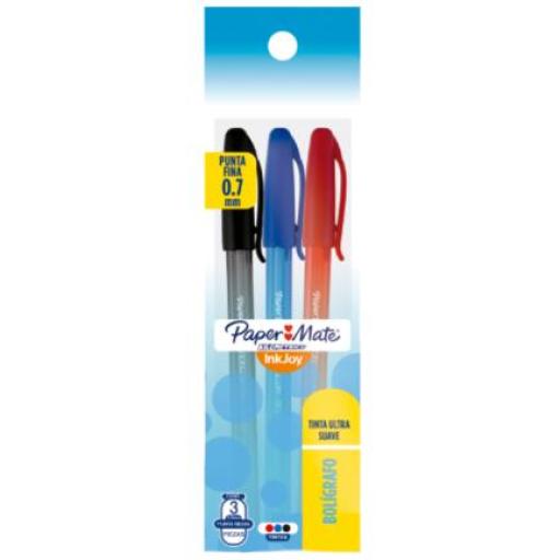 [WEAREVER_2166764] WEAREVER  Bolígrafo PaperMate Punto Fino con 3 Kilométrico Colores Surtidos