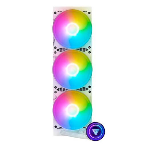[GAMEFACTOR_LQG700-WH] Enfriamiento Líquido Game Factor LQG700-WH 3x120mm 2550 RPM