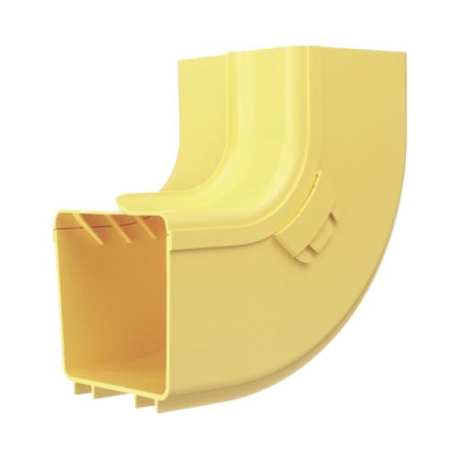 [PANDUIT_FRIVRA4X4LYL] Panduit Bajada Vertical Interior de 90º con Tapa, Para uso con Canaletas 4X4 FiberRunner™, Color Amarillo