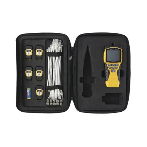 [KLEINTOOLS_VDV501-853] Klein Tools Probador Scout™ Pro 3 con kit de transmisores remotos Test-n-Map™ (Inspección PoE)
