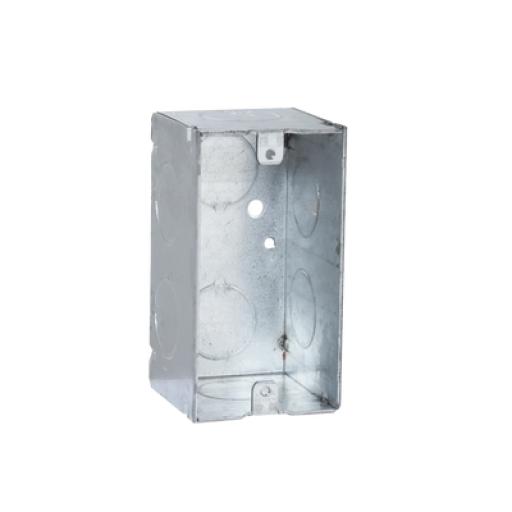 [RACO_HUB-674] Raco Caja (Chalupa) 4x2"/ Profundidad 2-1/8"/ 8 Entradas de 3/4"/Soldada