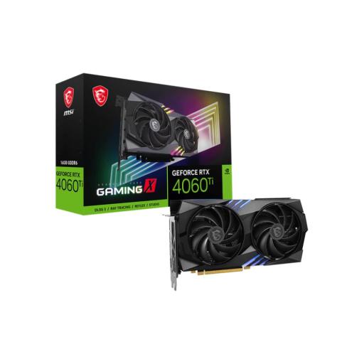 [MSI_RTX 4060 TI GAMING X 16G] Tarjeta de video MSI NVIDIA GeForce RTX 4060 Ti GAMING X 16GB