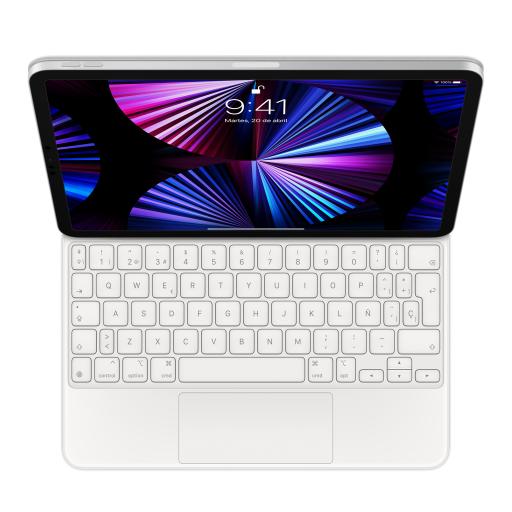 [APPLE_MJQJ3E/A] Apple MAGIC KEYBOARD P-IPAD PRO 11IN 3RA GEN AIR 4A GEN BLANCO ESPAN