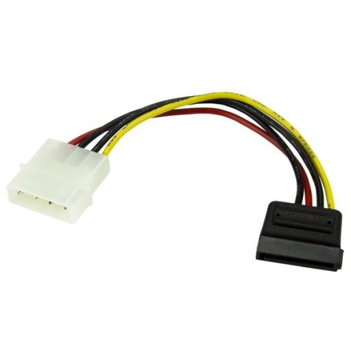 [STARTECH.COM_SATAPOWADAP] StarTech.com CABLE ADAPTADOR 15CM DE PODER MOLEX LP4 4 PINES A SATA 15 PINES