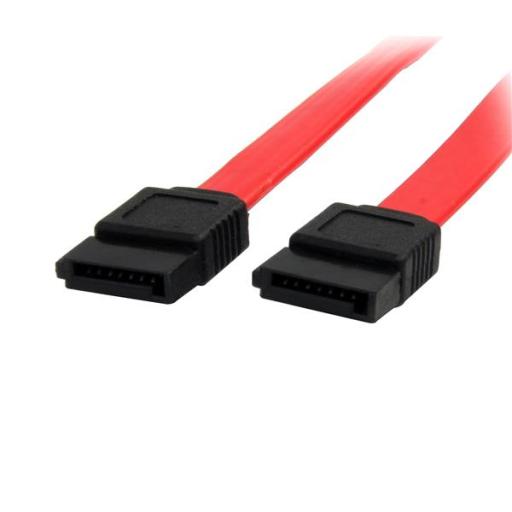 [STARTECH.COM_SATA18] StarTech.com CABLE SATA 0.45M - ROJO - 18IN .                               .