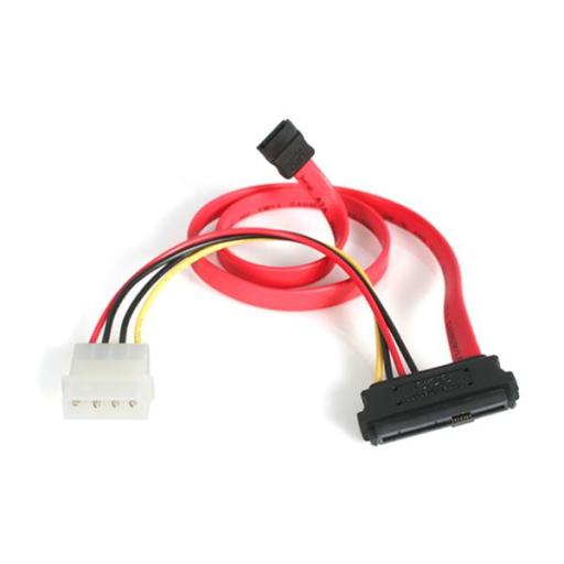 [STARTECH.COM_SAS729PW18] StarTech.com ADAPTADOR CABLE 0.45M DIVISOR SAS A SATA Y LP4 ALIMENTACION