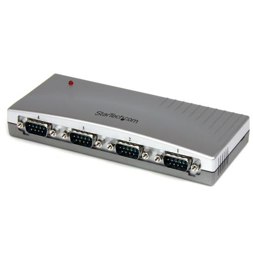 [STARTECH.COM_ICUSB2324] StarTech.com ADAPTADOR HUB CONCENTRADOR USB A 4 PUERTOS SERIALES RS232 DB9