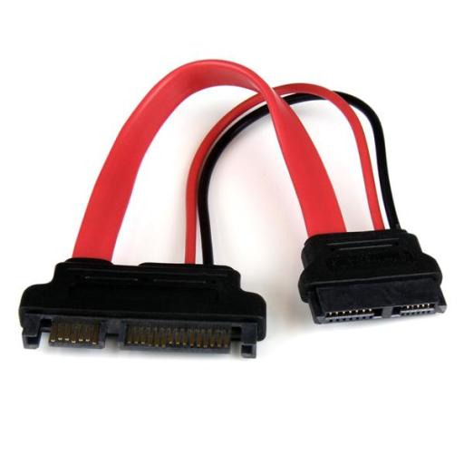 [STARTECH.COM_SLSATAADAP6] StarTech.com CABLE 15CM ADAPTADOR SLIM LINE SATA A SATA CON CORRIENTE       .