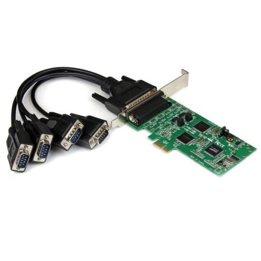 [STARTECH.COM_PEX4S232485] StarTech.com TARJETA ADAPTADOR PCI EXPRESS 4 4 PUERTOS SERIAL RS232 485 422  .