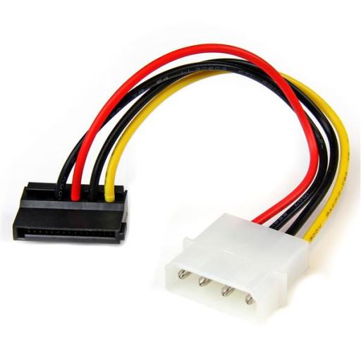 [STARTECH.COM_SATAPOWADPL] StarTech.com CABLE ADAPTADOR CORRIENTE LP4 MOLEX A SATA ANGULO IZQUIERDO