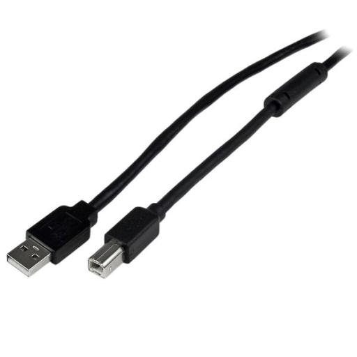 [STARTECH.COM_USB2HAB65AC] StarTech.com CABLE 20M METROS USB B MACHO A USB A MACHO ACTIVO IMPRESORA