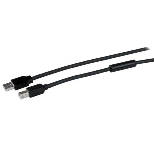 [STARTECH.COM_USB2HAB50AC] StarTech.com CABLE 15M METROS USB B MACHO A USB A MACHO ACTIVO IMPRESORA    .