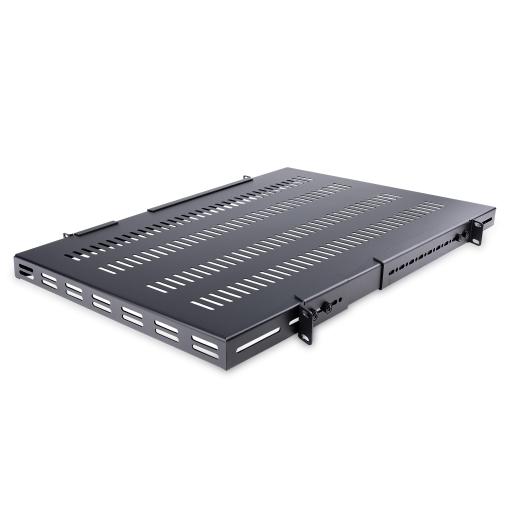 [STARTECH.COM_ADJSHELFHDV] StarTech.com CHAROLA FIJA 1U 113KG DE RACK VENTILADA DE PROFUNDIDAD AJUSTABLE