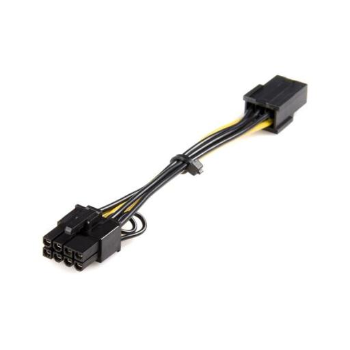 [STARTECH.COM_PCIEX68ADAP] StarTech.com CABLE ADAPTADOR DE CORRIENTE PCI EXPRESS 6 PINES A 8 PINES   .