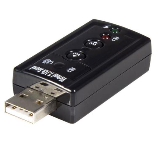 [STARTECH.COM_ICUSBAUDIO7] StarTech.com TARJETA DE SONIDO 7.1 VIRTUAL USB EXTERNA ADAPTADOR CONVERSOR .