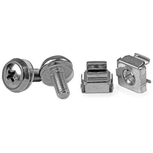 [STARTECH.COM_CABSCREWM5] StarTech.com PAQUETE DE 50 TORNILLOS DE MONTAJE Y TUERCAS ENJAULADAS M5 .