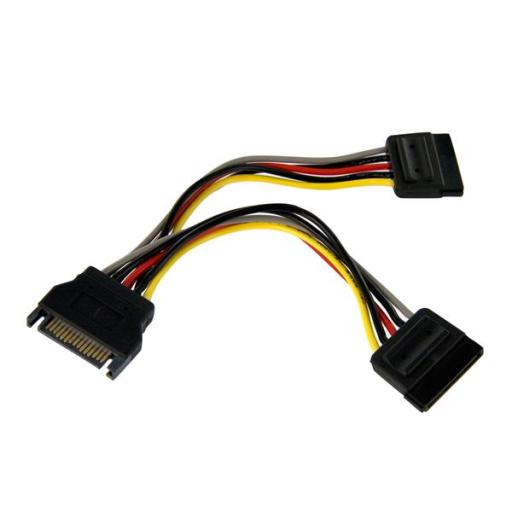 [STARTECH.COM_PYO2SATA] StarTech.com CABLE ADAPTADOR BIFURCADOR SATA 0.15M DIVISOR DE CORRIENTE .