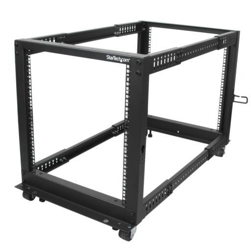 [STARTECH.COM_4POSTRACK12U] StarTech.com RACK MARCO ABIERTO PROFUNDIDAD AJUSTABLE DE 4 COLUMNAS 12U     .