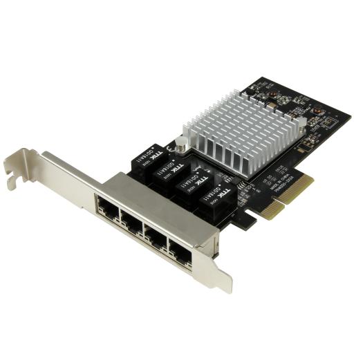 [STARTECH.COM_ST4000SPEXI] StarTech.com TARJETA DE RED PCI EXPRESS ETHERNET GIGABIT 4 PUERTOS
