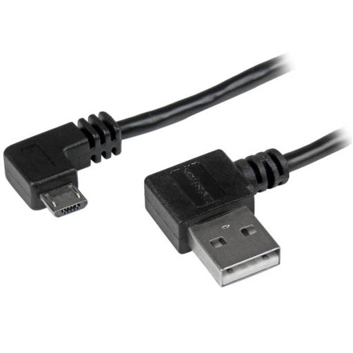 [STARTECH.COM_USB2AUB2RA2M] StarTech.com CABLE DE 2M MICRO USB CONECTOR ACODADO A LA DERECHA            .