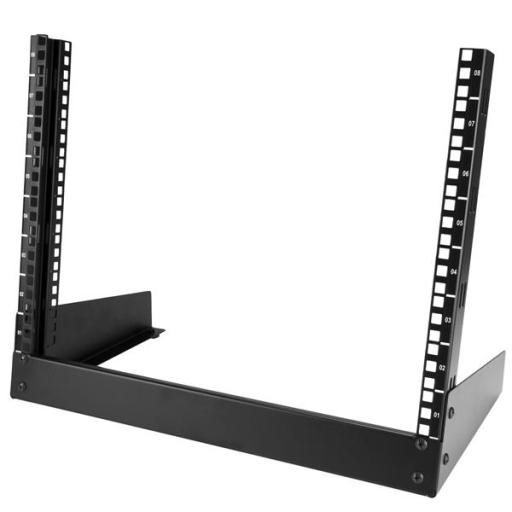 [STARTECH.COM_RK8OD] StarTech.com RACK 8U 2 COLUMNAS DE ESCRITORIO GABINETE MARCO ABIERT.
