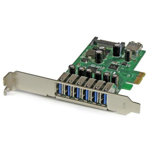[STARTECH.COM_PEXUSB3S7] StarTech.com TARJETA PCI EXPRESS 7 PUERTOS USB 3.0 PERFIL BAJO O COMPLETO