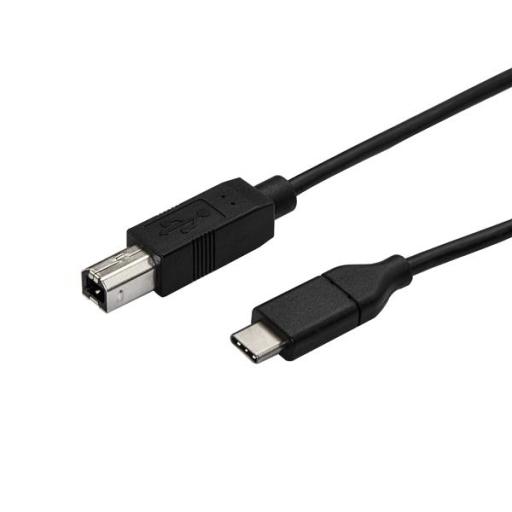 [STARTECH.COM_USB2CB50CM] StarTech.com CABLE DE 50CM USB-C A USB-B DE IMPRESORA USB TIPO C A USB B