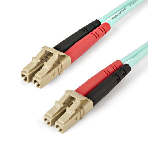 [STARTECH.COM_450FBLCLC5] StarTech.com CABLE 5M FIBRA DUPLEX MULTI LC OM4 100GB 50/125 LSZH AGUAMARINA