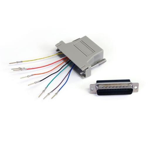 [STARTECH.COM_GC258MF] StarTech.com ADAPTADOR MODULAR DB25 A RJ45 ADAPTADOR SERIAL MACHO A HEMBRA