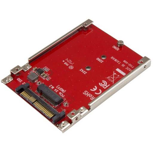 [STARTECH.COM_U2M2E125] StarTech.com TARJETA ADAPTADOR PCI EXPRESS M 2 A U.2 PARA SSD NVME M.2