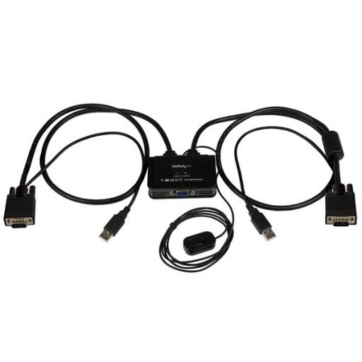 [STARTECH.COM_SV211USB] StarTech.com SWITCH CONMUTADOR KVM DE CABLE 2 PUERTOS VGA ALIMENTACION USB