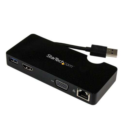 [STARTECH.COM_USB3SMDOCKHV] StarTech.com MINI REPLICADOR DE PUERTOS USB 3.0 HDMI O VGA ETHERNET USB DOCK