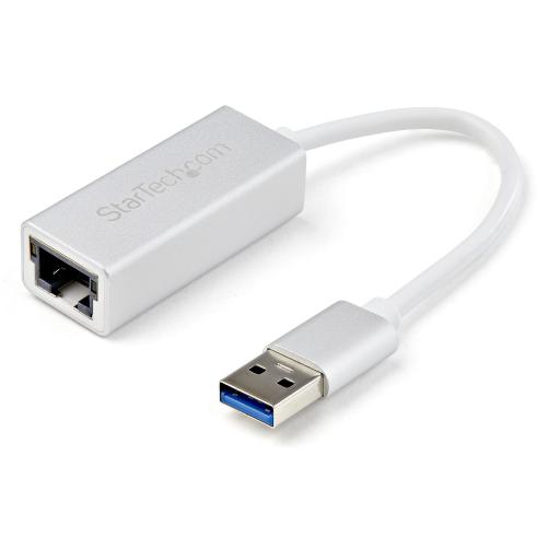 [STARTECH.COM_USB31000SA] StarTech.com ADAPTADOR RED ETHERNET GIGABIT EXTERNO USB 3.0 PLATEADO