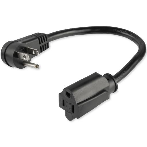 [STARTECH.COM_PAC101R1] StarTech.com CABLE 30CM EXTENSOR NEMA 5-15R A NEMA 5-15P ACODADO PLANO
