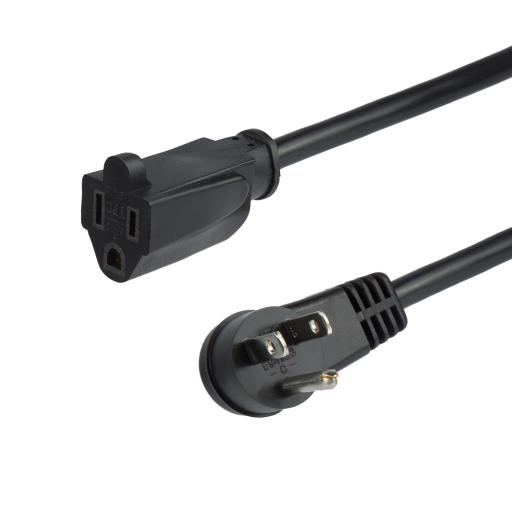 [STARTECH.COM_PAC101R3] StarTech.com CABLE DE EXTENSION NEMA 5-15R A NEMA 5-15P ACODADO 90CM