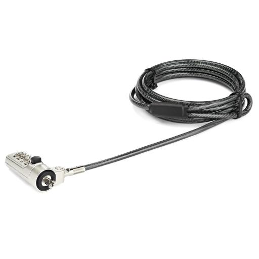 [STARTECH.COM_LTLOCKNBL] StarTech.com CABLE DE SEGURIDAD PARA LAPTOP CON COMBINACION   RANURA WEDGE