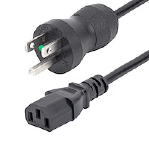 [STARTECH.COM_PXTMG1013] StarTech.com CABLE 0.9M DE ALIMENTACION PC NEMA 5-15P A C13 TIPO HOSPITAL