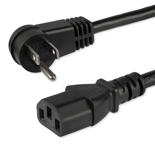[STARTECH.COM_PXTR10110] StarTech.com CABLE DE 3M DE ALIMENTACION ACODADO NEMA 5-15P A C13 DE PC