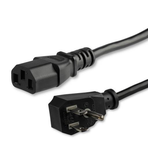 [STARTECH.COM_PXTF1016] StarTech.com CABLE DE 1.8M DE ALIMENTACION PLANO NEMA 5-15P A C13 PARA PC