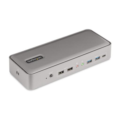 [STARTECH.COM_129N-USBC-KVM-DOCK] StarTech.com DOCKING STATION KVM USB-C PARA 2 LAPTOPS - 2X DP 4K 60HZ