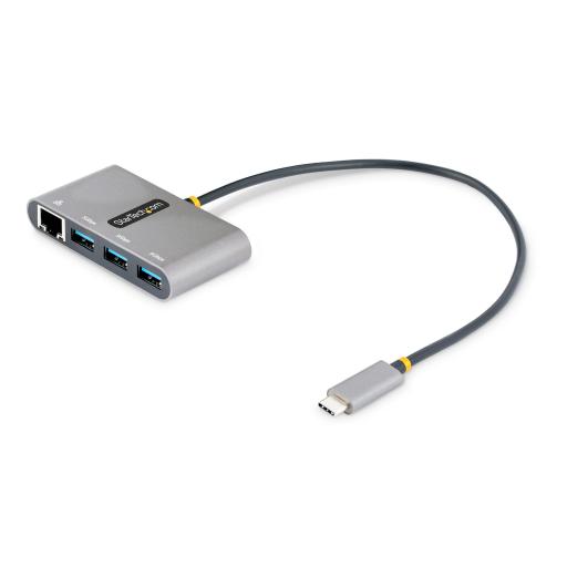 [STARTECH.COM_HB30C3A1GEA2] StarTech.com HUB ADAPTADOR USB-C 3 PUERTOS USBA DE 5GBPS CON RED ETHERNET