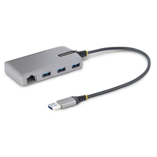 [STARTECH.COM_5G3AGBB-USB-A-HUB] StarTech.com HUB USB 3.0 5GBPS DE 3 PUERTOS USB-A - RED ETHERNET