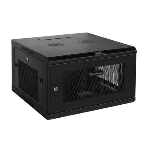 [CYBERPOWER_CR6U61001] CyberPower Gabinete Fijo para Montaje en Pared con Puerta Perforada, 6UR (600 x 372 x 600 mm) (An. x Al. x Prof.)
