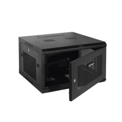 [CYBERPOWER_CR6U61001] CyberPower Gabinete Fijo para Montaje en Pared con Puerta Perforada, 6UR (600 x 372 x 600 mm) (An. x Al. x Prof.)
