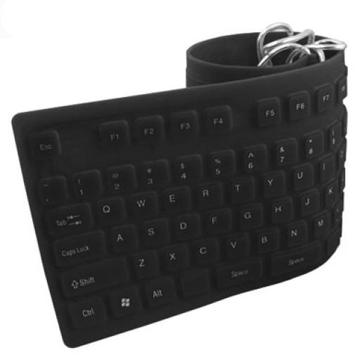 [DATACOMPONENTS_801935] Data Components TECLADO FLEXIBLE USB BROBOTIX N EGRO