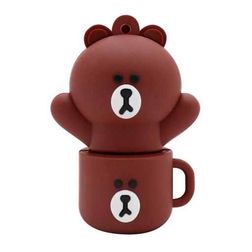 [DATACOMPONENTS_190432-22] Data Components MEMORIA USB 32GB OSO EN TAZA BR OBOTIX