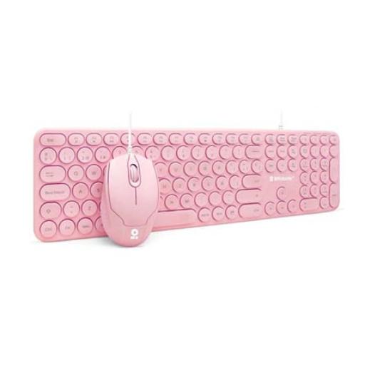 [DATACOMPONENTS_6001196] Data Components TECLADO COMBO USB ROSA EDICION ESPECIAL BROBOTIX