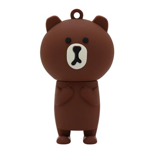 [DATACOMPONENTS_190432-21] Data Components MEMORIA USB 32GB OSO CAFE BROBO TIX