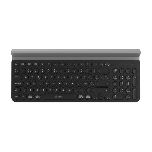 [REVKO_AC-934206] Revko TECLADO MULTIDISPOSITIVO TI695 2.4GHZ 3 MODOS BT 2 BAT INCL NEGRO