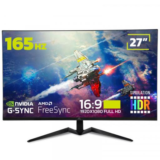 [QIAN_YMF-VA27-01] Qian MONITOR GAMER PLANO 27IN FHD PANEL VA 165HZ 1MS HDMI DP